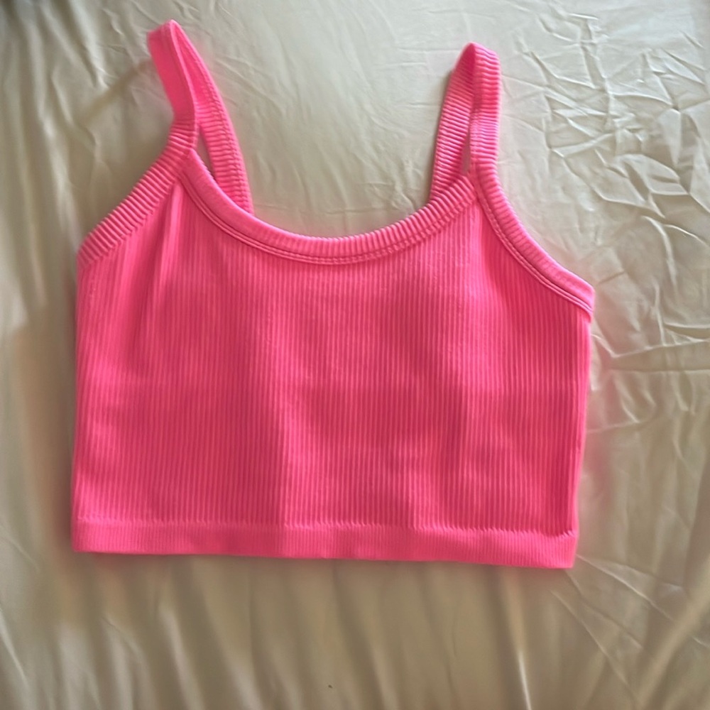 crop top with built in bra